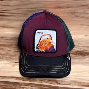 Goorin Bros. Duck Sauce Trucker Hat from The Farm collection limited edition.